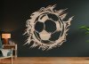 Fußball-Bilder aus Holz