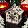 Weihnachtsornamente Häuschen