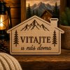 Willkommensschilder aus Holz