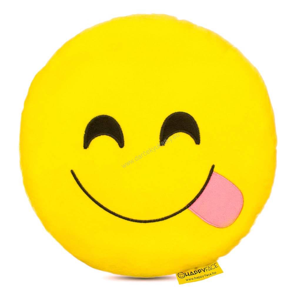 Kissen Smiley Zunge