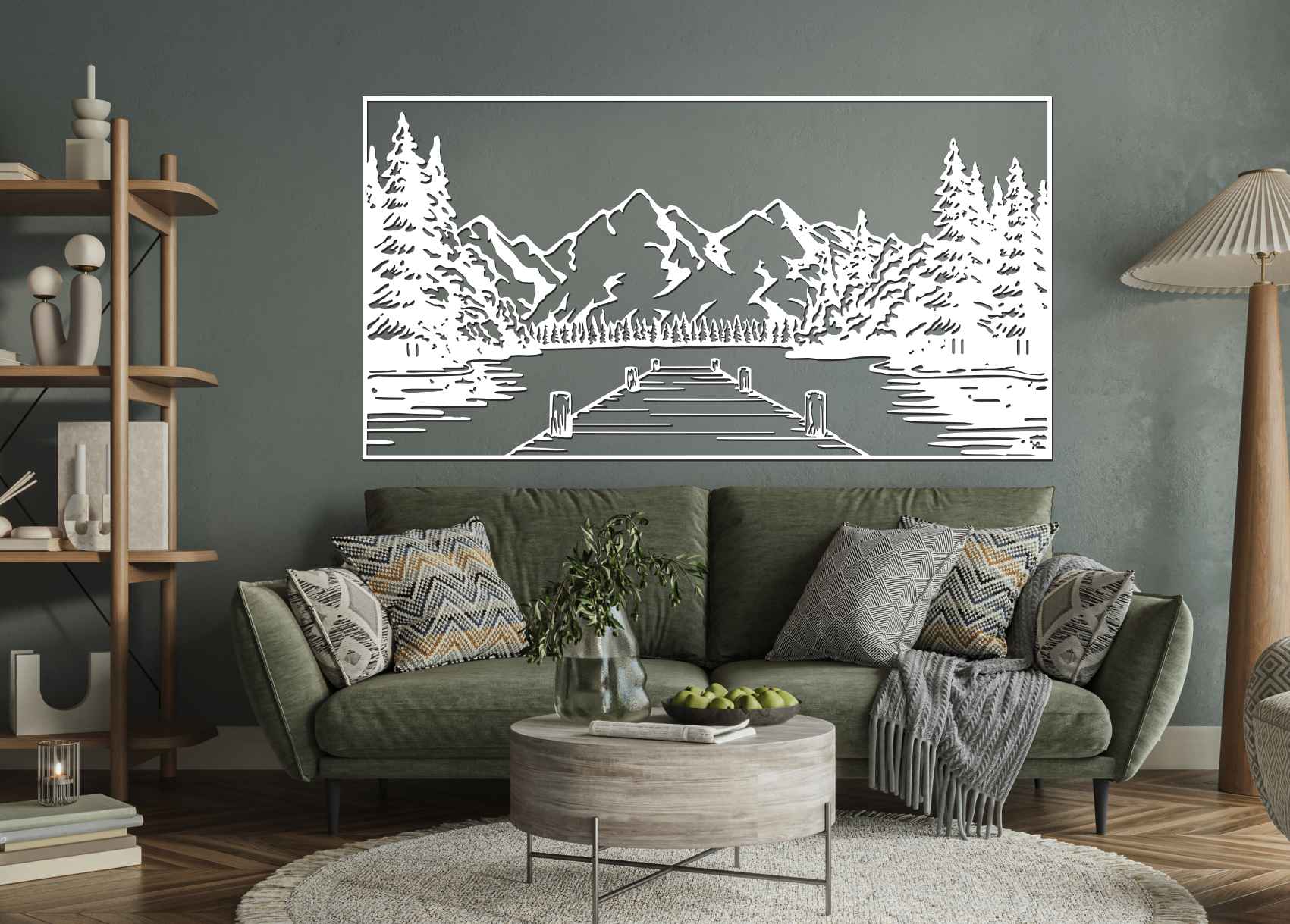 Wandbild - Berge