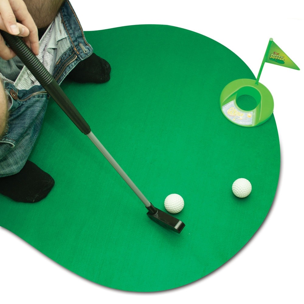 Golf auf der Toilette