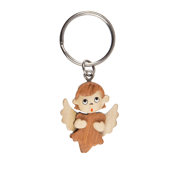 Schlüsselanhänger aus Holz - Cherub