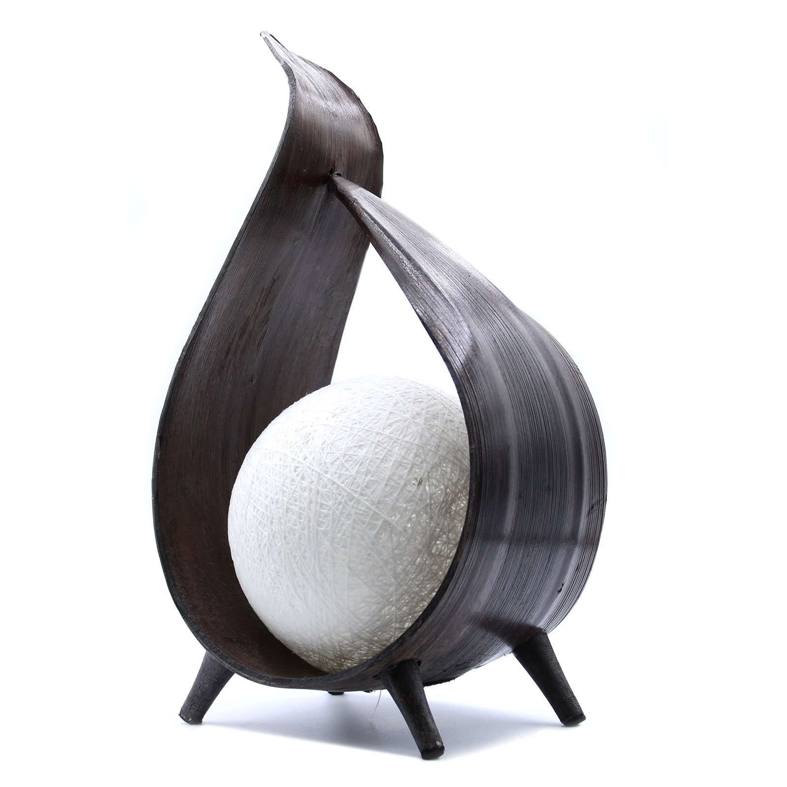 Natürliche Kokosnuss-Lampe - Schokolade