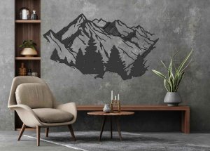 Wandbild - Berge