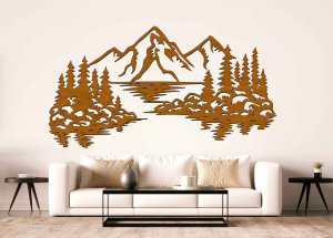 Wandbild - Berge