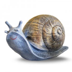 Keramische Gartenstatue - Schnecke XL