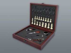 Weinset 5 Stück + Schach