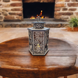 Osterlaterne aus Holz