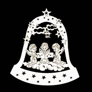 Weihnachtsschmuck - Glocken-Perlen 9 cm