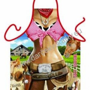 Küchenschürze - Cowgirl