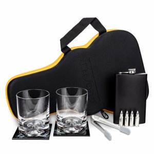 Geschenk Alkohol Whiskey Gitarre Geschenkset