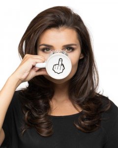 Humorvolle Tasse - Schönen Tag noch weiß
