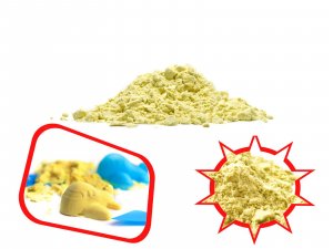 Kinetischer Sand 1kg gelb
