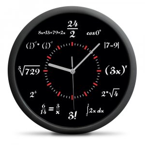 Wanduhr für Mathematik