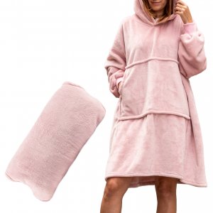 Sweatshirt-Decke - Rosa