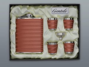 Edelstahl-Spritzflasche + 4 Stück Stempelflaschen im Geschenkkarton