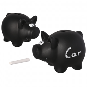Keramik-Sparschwein + Kreide
