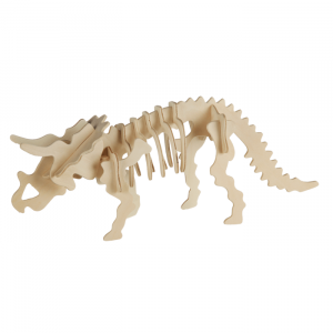 Natürliches 3D-Puzzle aus Holz - Dinosaurier