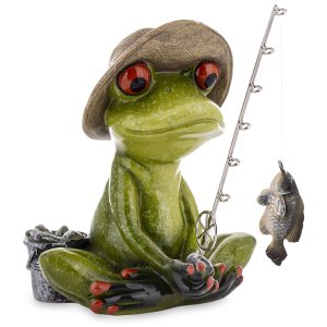 Keramikfrosch - Fischer
