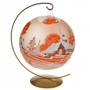 Kerzenleuchter orange matt