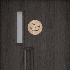 Tisch an der Tür - Badezimmer