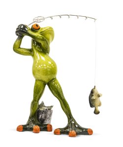Keramikfrosch - Fischer