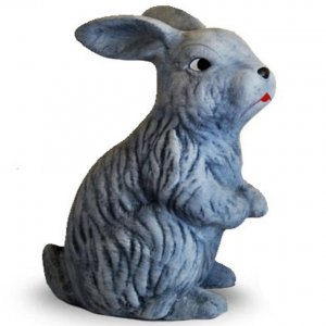 Keramische Gartenstatue - Hase