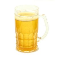 Eisbierglas CHILLER XXL - 650ml gold + Öffner