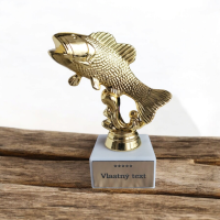 Fisch-Auszeichnungsstatuette – individuelle Inschrift