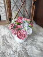 Mini-Seifenstrauß - Rosa