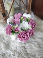 Mini Seifenstrauß - Rosa Lila