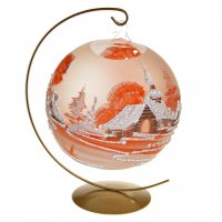 Kerzenleuchter orange matt