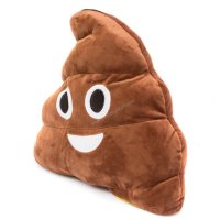 Pillow Poop lächelnd