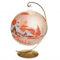 Kerzenleuchter orange matt