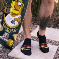 Knöchel Fusakel Gürtel Schwarz S (35-38)