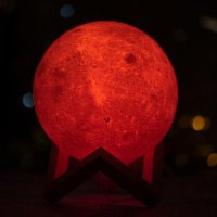 3D Mondlampe 16 Farben