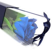 Seifenblüte - Blaue Rose