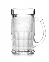 Eisbierglas CHILLER - 400ml klassisch + Öffner