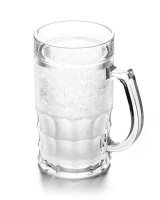 Eisbierglas CHILLER - 400ml klassisch + Öffner