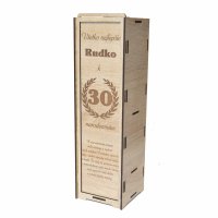 Weinkiste aus Holz - Mit Ihrem eigenen Bild
