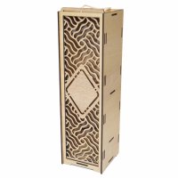 Weinkiste aus Holz - Hirsch