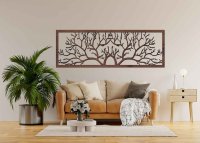 Dreiteiliges Bild an der Wand - Baum
