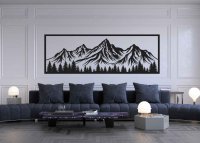 Hölzerner Lebensbaum an der Wand