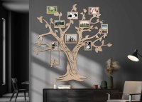 Fotorahmen aus Holz für die Wand – Baum der Liebe