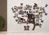 Fotorahmen aus Holz für die Wand – Vögel auf einem Ast