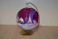 Kerzenleuchter lila matt