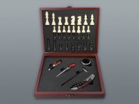 Weinset 5 Stück + Schach