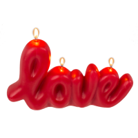 Rote Kerze - Liebe