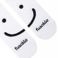 Söckchen Smiley weiß L (43-46)